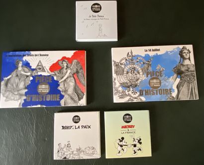 Silver coins - Monnaie de Paris

Lot of five...
