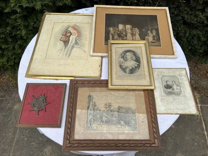 MANNETTE including plates, framed piece,...