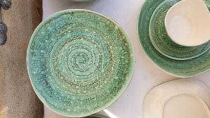 NIDERVILLER, 1970

24 plates (D. 25cm), dishes...