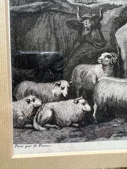 After David II TENIERS (1610-1690), engraved...