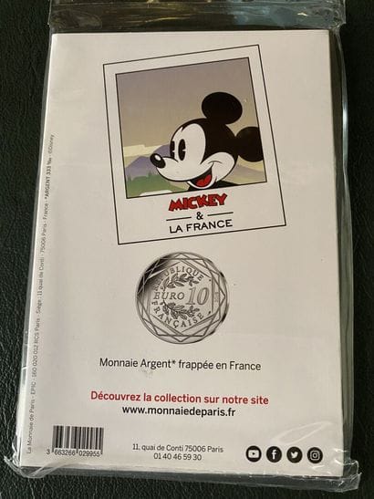 MICKEY and France - Monnaie de Paris

Lot...