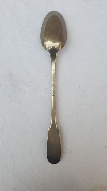 Silver stew spoon master goldsmith Grandguillaume,...