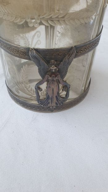 Toiletries including crystal bottles and...