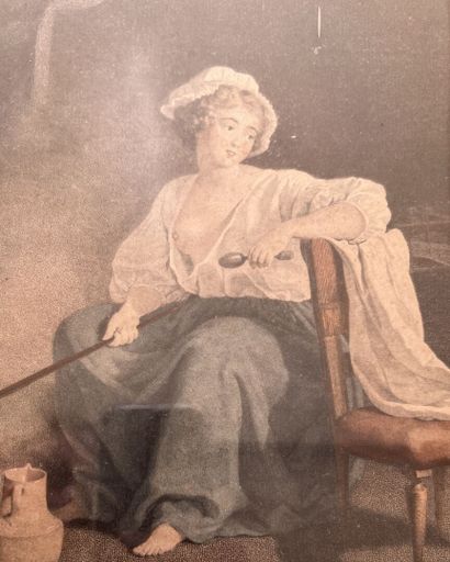 After Nicolas François REGNAULT (1746-c.1810)

Morning...