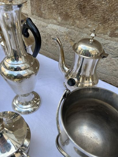 MANNETTE of silver plated metal including...