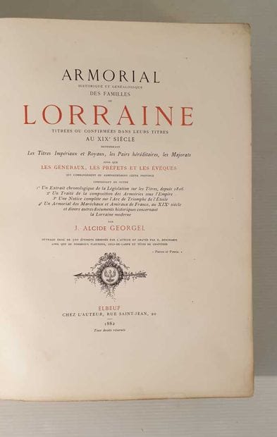 J. ALCIDE GEORGEL.

Historical and Genealogical...