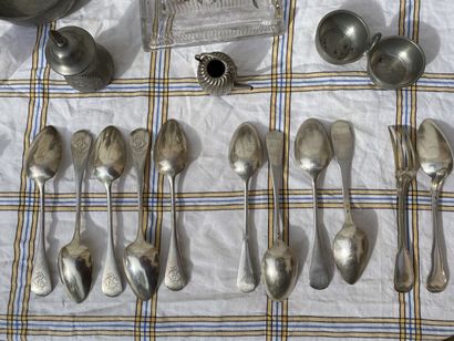 TIN HANDKERCHIEF, including numerous pieces...