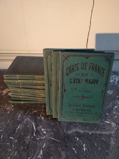 Lot of maps of France of the General Staff...