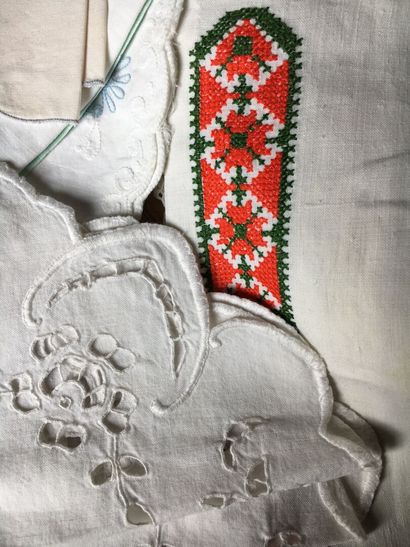 Lot de linge de maison