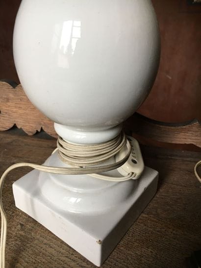 Lot of three lights, XXth century:

- One...