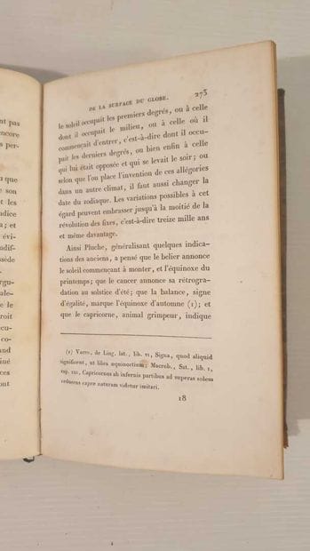 CUVIER (Baron). Discours sur les révolutions...