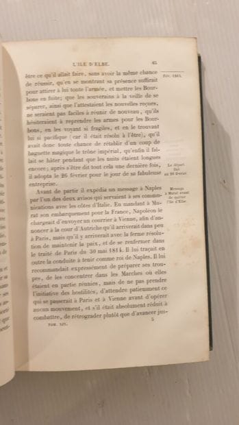 Lot of books including Thiers, Histoire du...