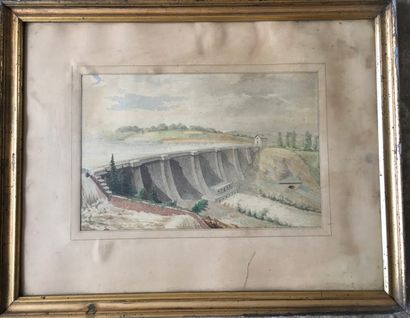 
Barrage du Lac de Pont, fin XIXème siècle




Aquarelle...