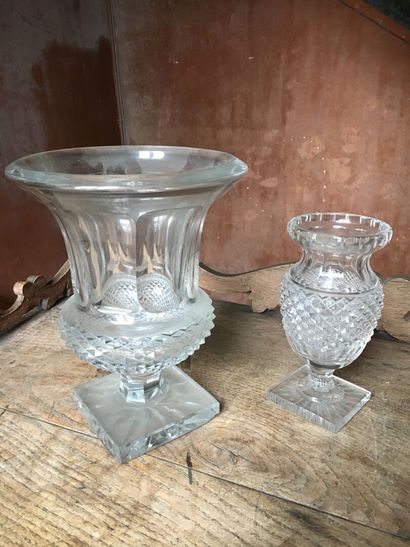 SAINT LOUIS, Medici crystal vase, XXth century...