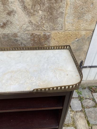 Bibus en acajou et placage d'acajou, vers...