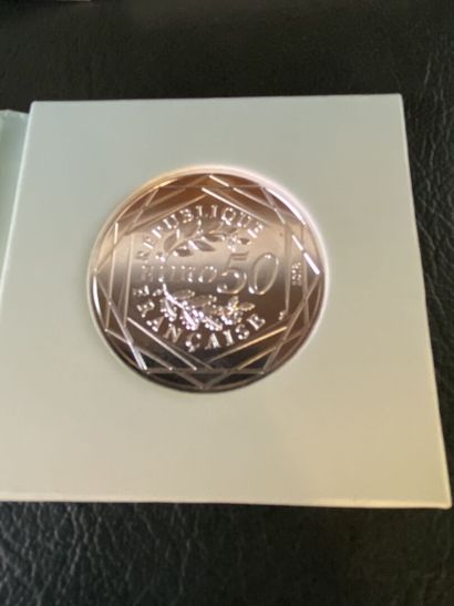 Silver coins - Monnaie de Paris

Lot of five...