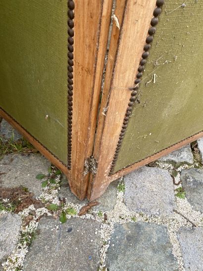 Paravent, XIXème 

H. 180 cm