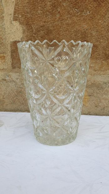 Lot of cut crystal glassware, XIX and XXth...