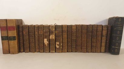 Set of 21 books of the 18th and 19th century...