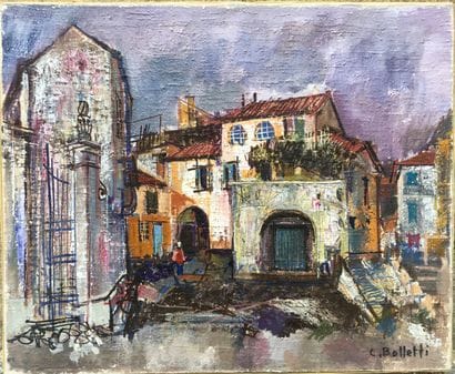 C. BOLLETTI (1915-1995)

Arrière-pays niçois

Huile...