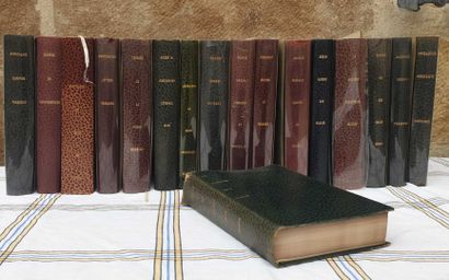 Seventeen miscellaneous volumes of the French...