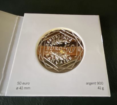 Silver coins - Monnaie de Paris

Lot of five...