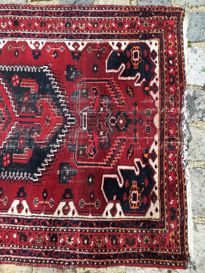 CAUCASE XXth century

Woolen carpet with...