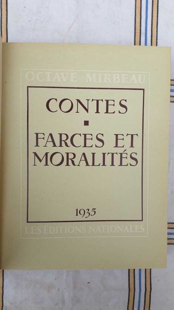 MIRBEAU (Octave). Contes de la Chaumière,...