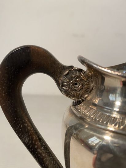 Empire style silver-plated metal service,...