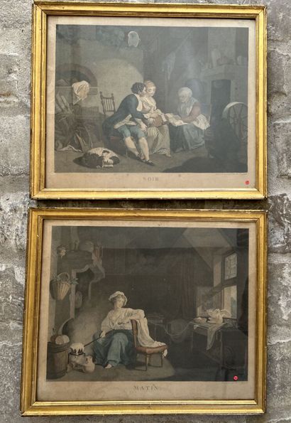 After Nicolas François REGNAULT (1746-c.1810)

Morning...