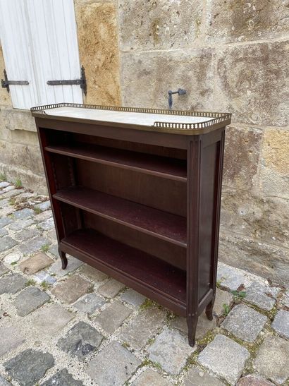 Bibus en acajou et placage d'acajou, vers...