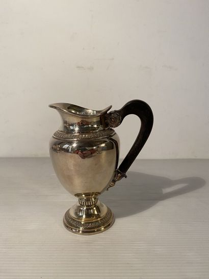 Empire style silver-plated metal service,...