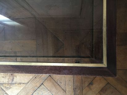 Coffee table in glass and wood rectangular

H....