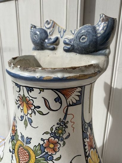 Lot en Quimper, Rouen, Gien et divers manufactures,...