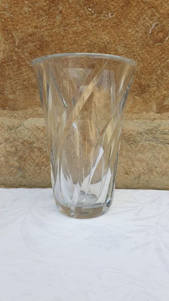 Lot of cut crystal glassware, XIX and XXth...
