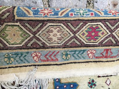 PERSIA, 20th century

Wool and silk carpet,...