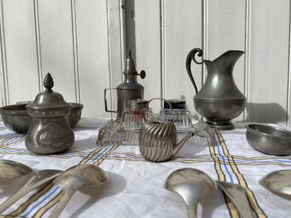 TIN HANDKERCHIEF, including numerous pieces...