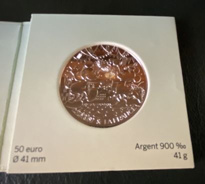 Silver coins - Monnaie de Paris

Lot of five...