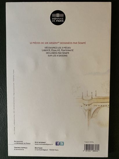 Three booklets - Monnaie de Paris 

- 12...