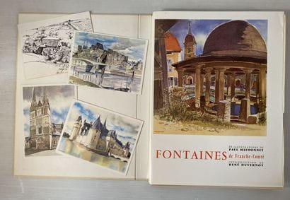 MAUDONNET (Paul). The fountains of Franche-Comté....