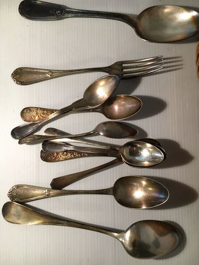 MANNETTE of silver plated metal model net...