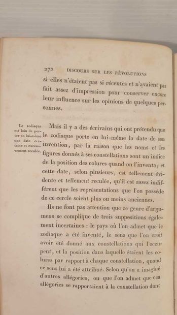 CUVIER (Baron). Discours sur les révolutions...