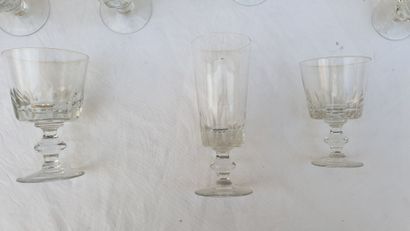 
Part of service of glasses 1930 with round...