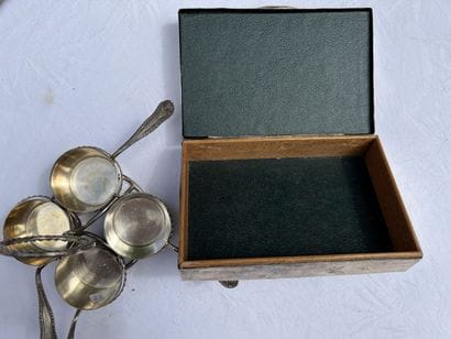 England, 19th century

Four portable silver...