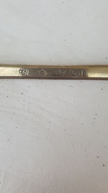 Silver stew spoon master goldsmith Grandguillaume,...