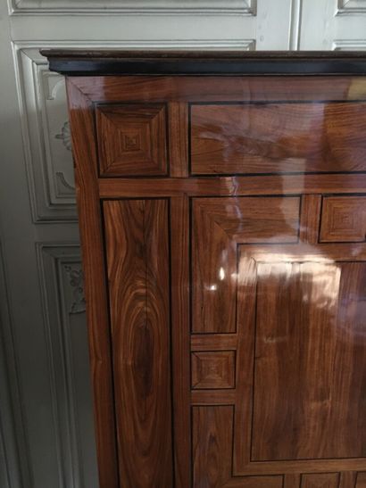 
Cabinet en placage de bois de violette et...