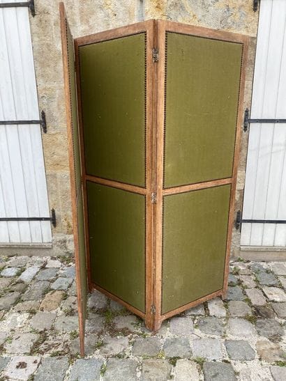 Paravent, XIXème 

H. 180 cm