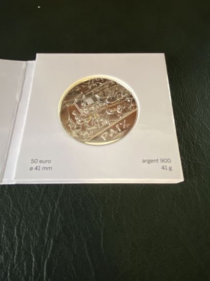 Silver coins - Monnaie de Paris

Lot of five...