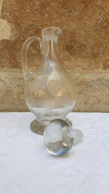 Lot of cut crystal glassware, XIX and XXth...