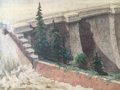 
Barrage du Lac de Pont, fin XIXème siècle




Aquarelle...
